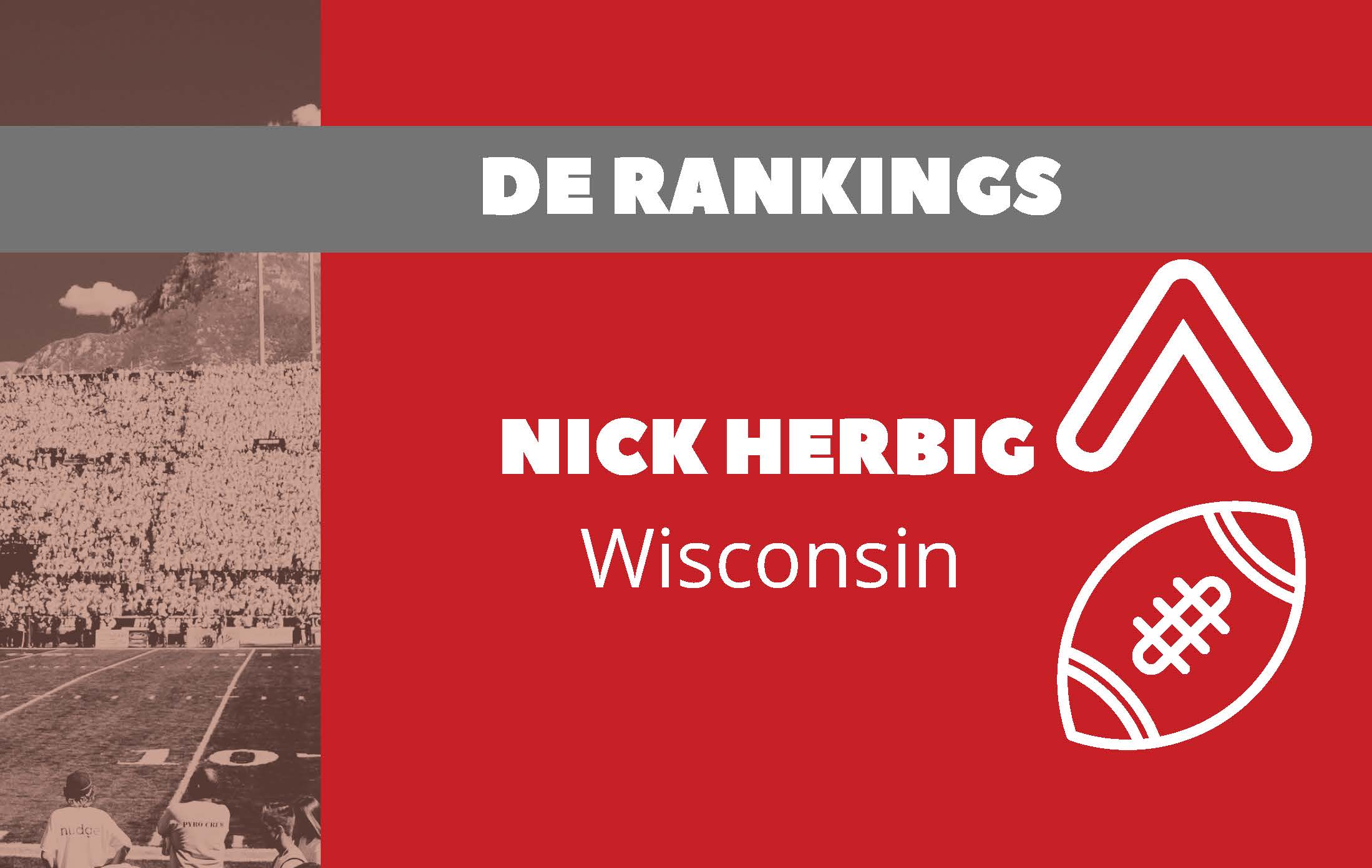 Nick Herbig was the highest-graded Wisconsin edge rusher ever by